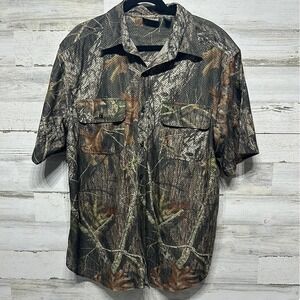 Guide‎ Series Hunting Shirt Men XL Camo Scent Shield Mesh Button Up EUC